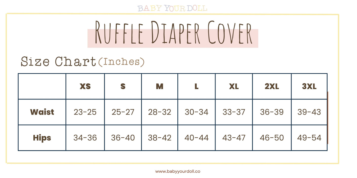 Pink | Ruffle Diaper Cover