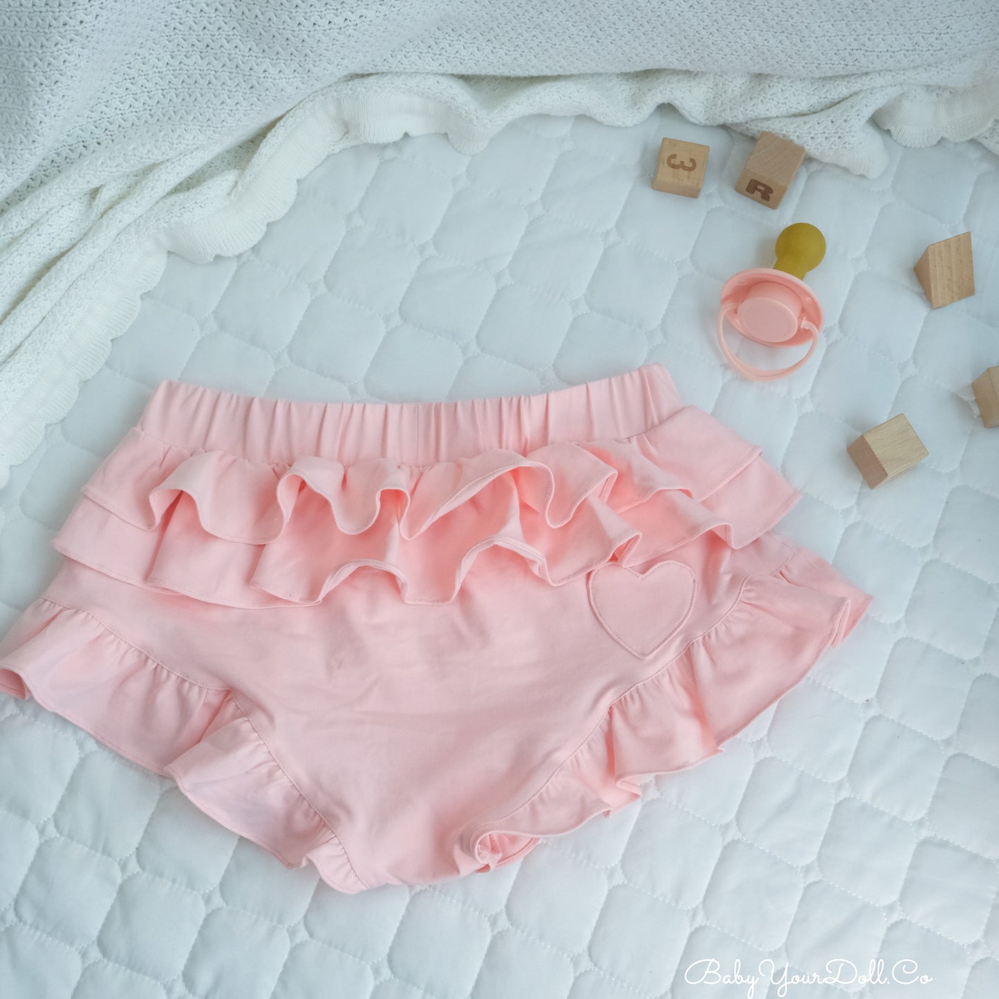 Pink | Ruffle Diaper Cover