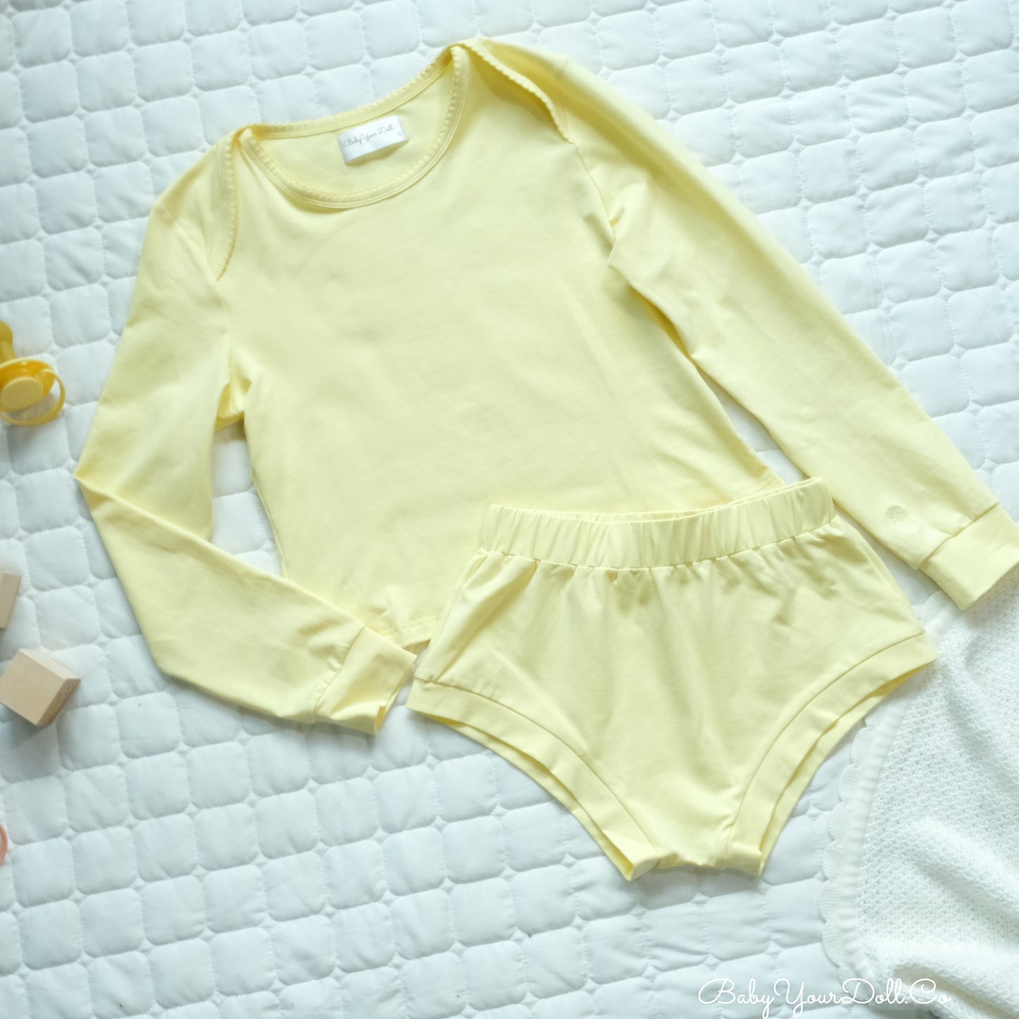 Baby Yellow | Long Sleeve Basics Set