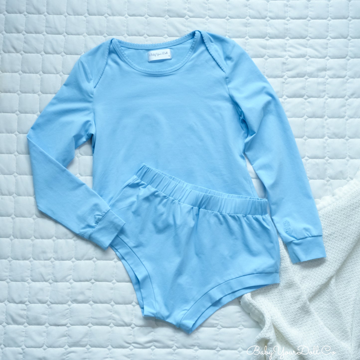 Baby Blue | Long Sleeve Basic Set