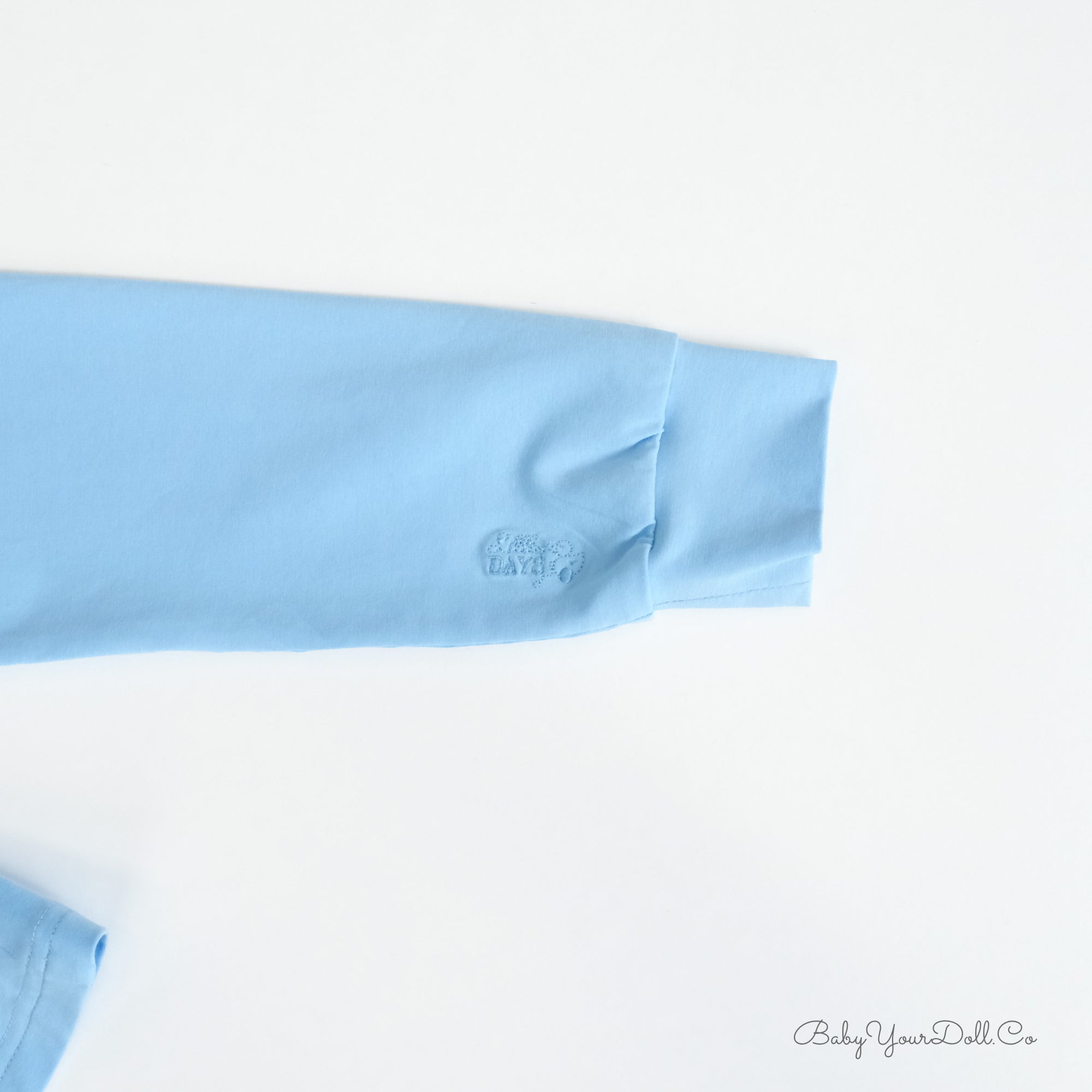 Baby Blue | Long Sleeve Crop Top