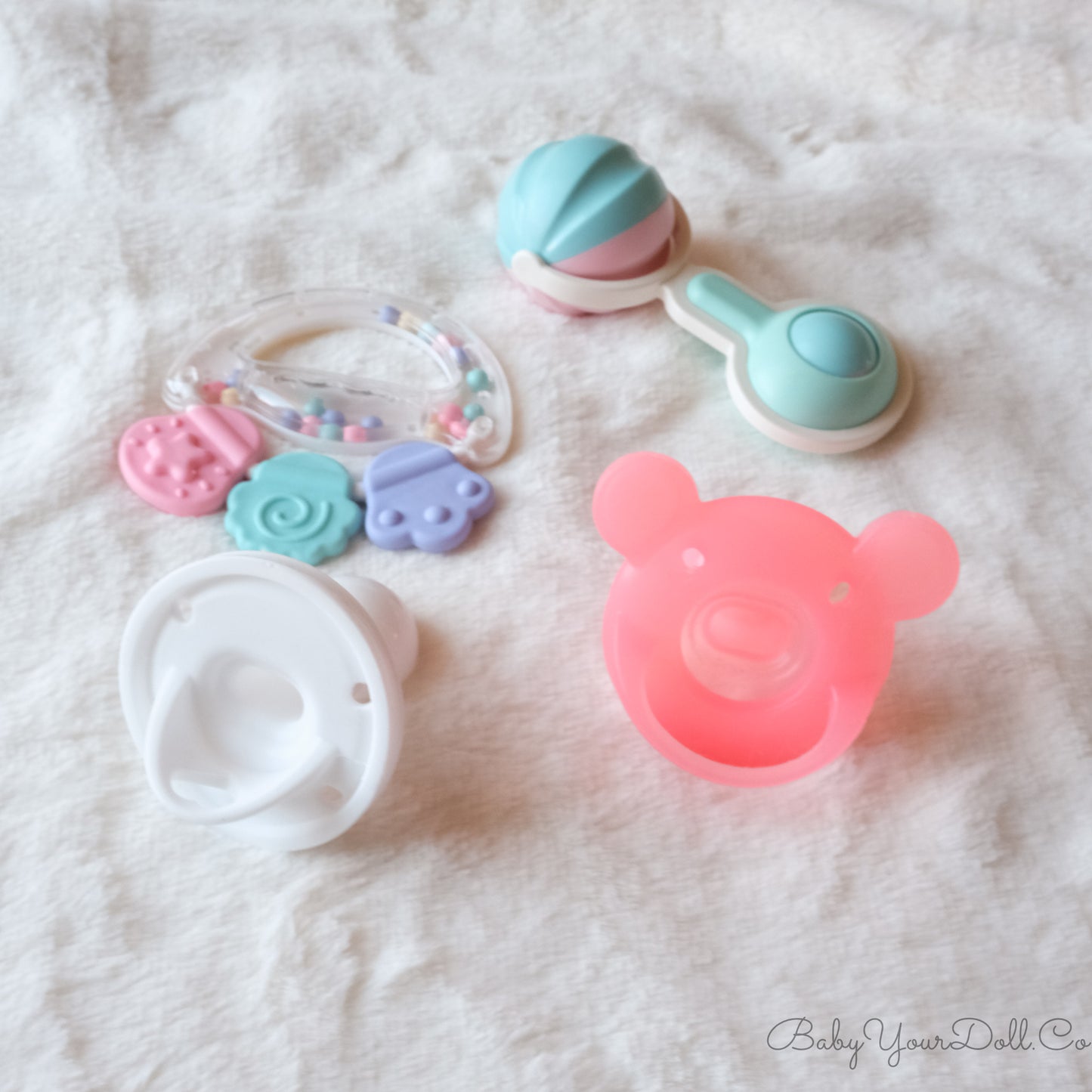 Pink Teddy Soother | Adult Pacifier