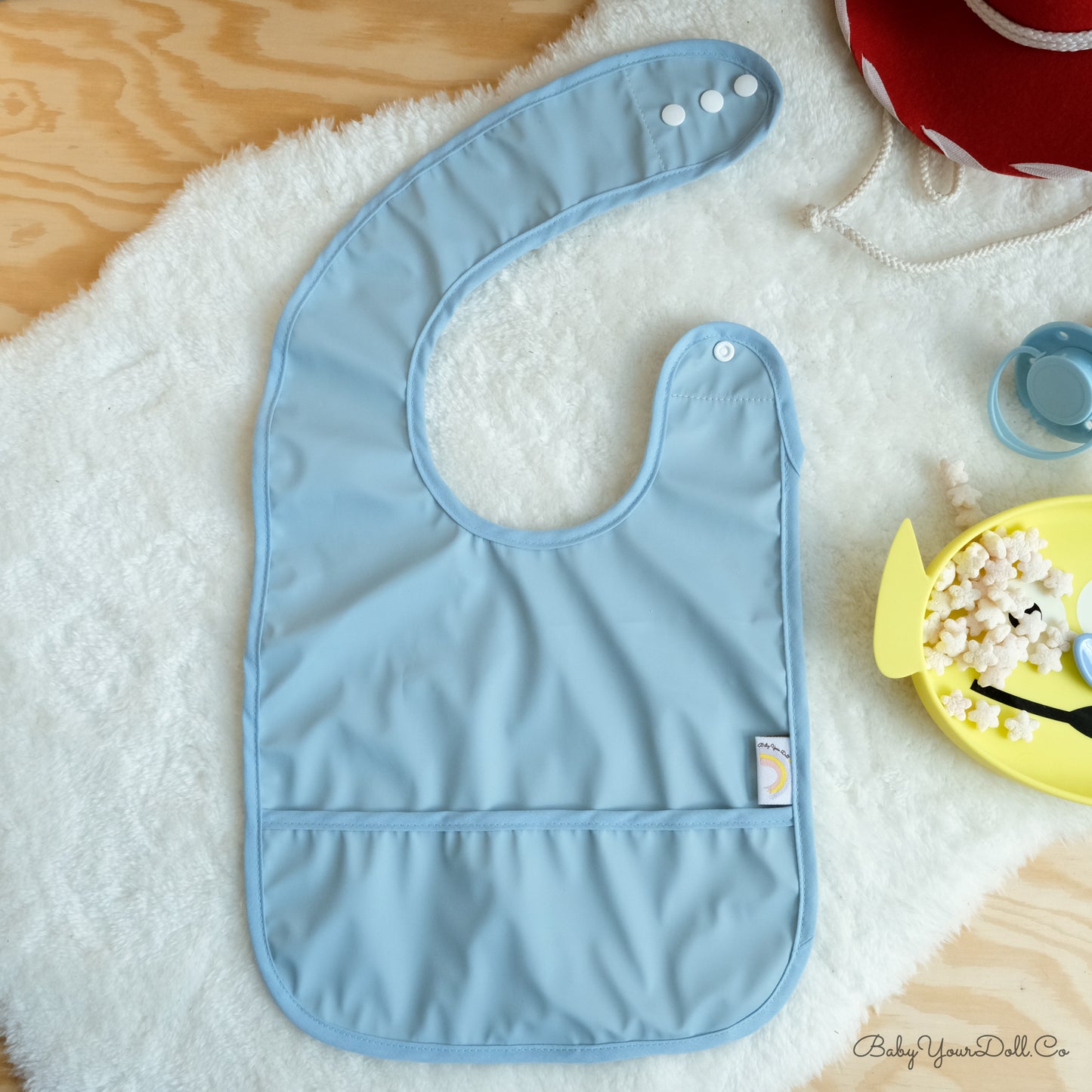 Sky Blue | Pocket Bib