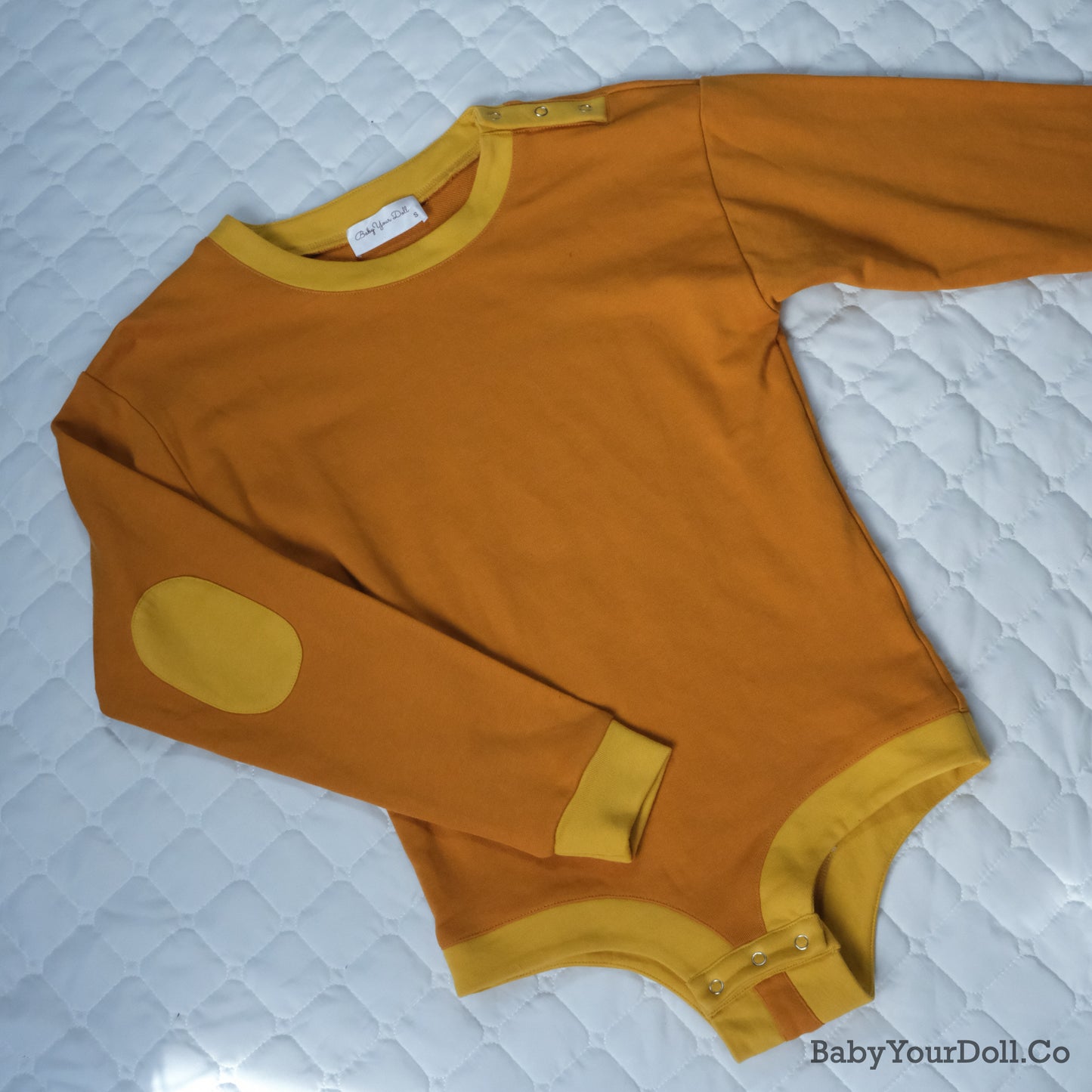 Yellow | Sweatshirt Romper