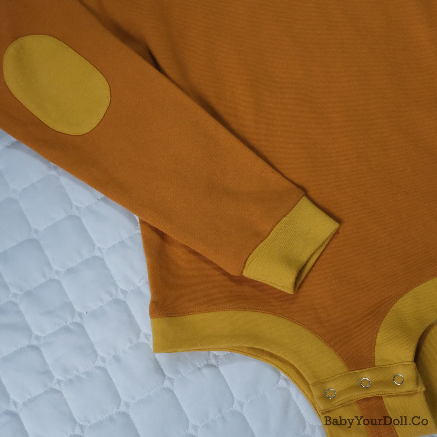 Yellow | Sweatshirt Romper