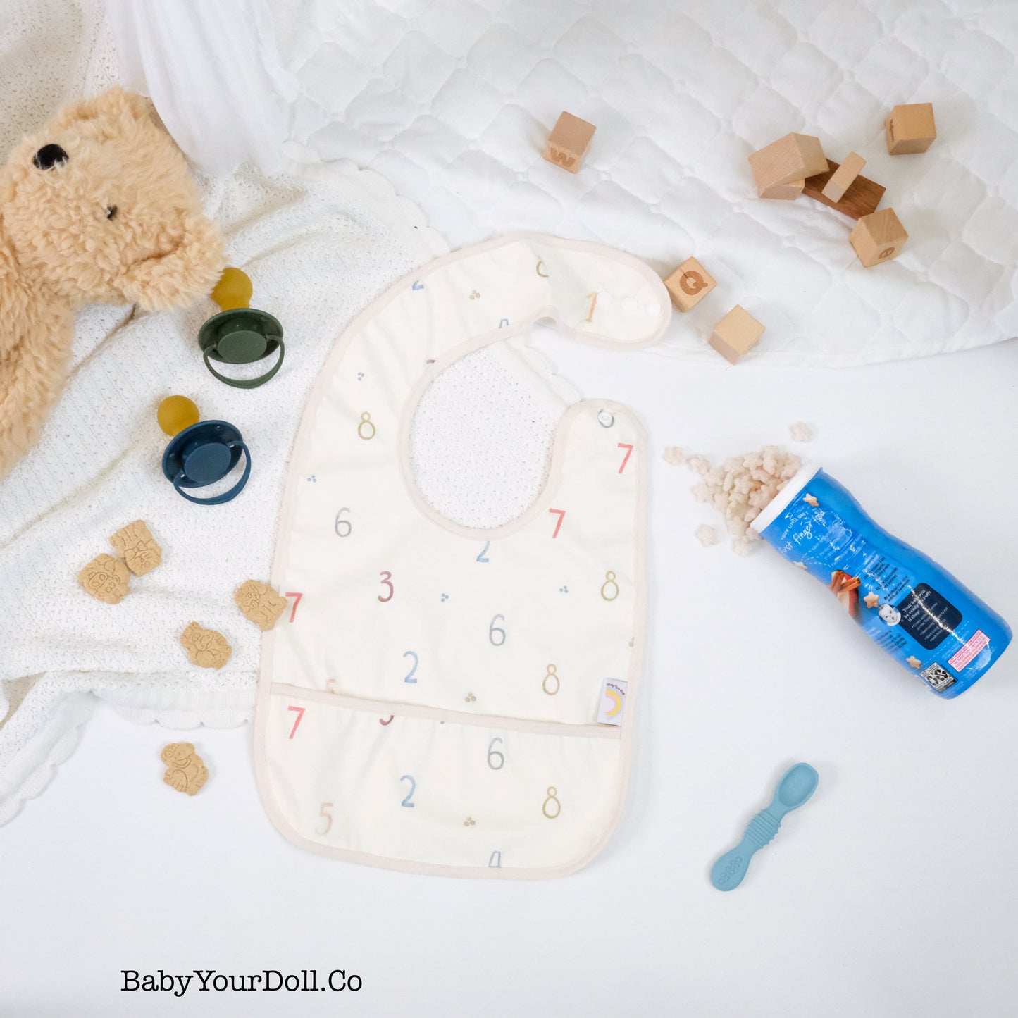 Learnin Numbers | Pocket Bib