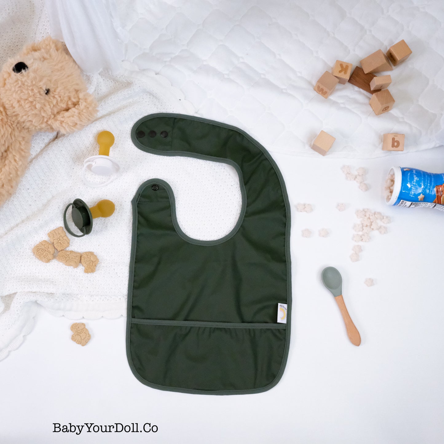 Dark Green | Pocket Bib