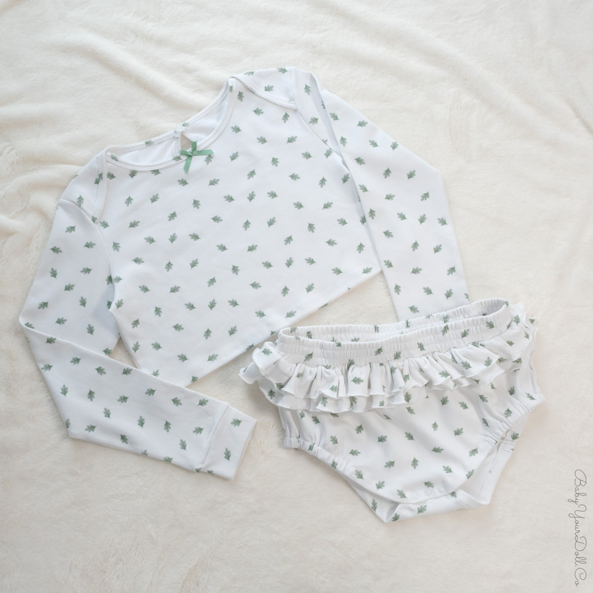 Little Leaf | Ruffle Set