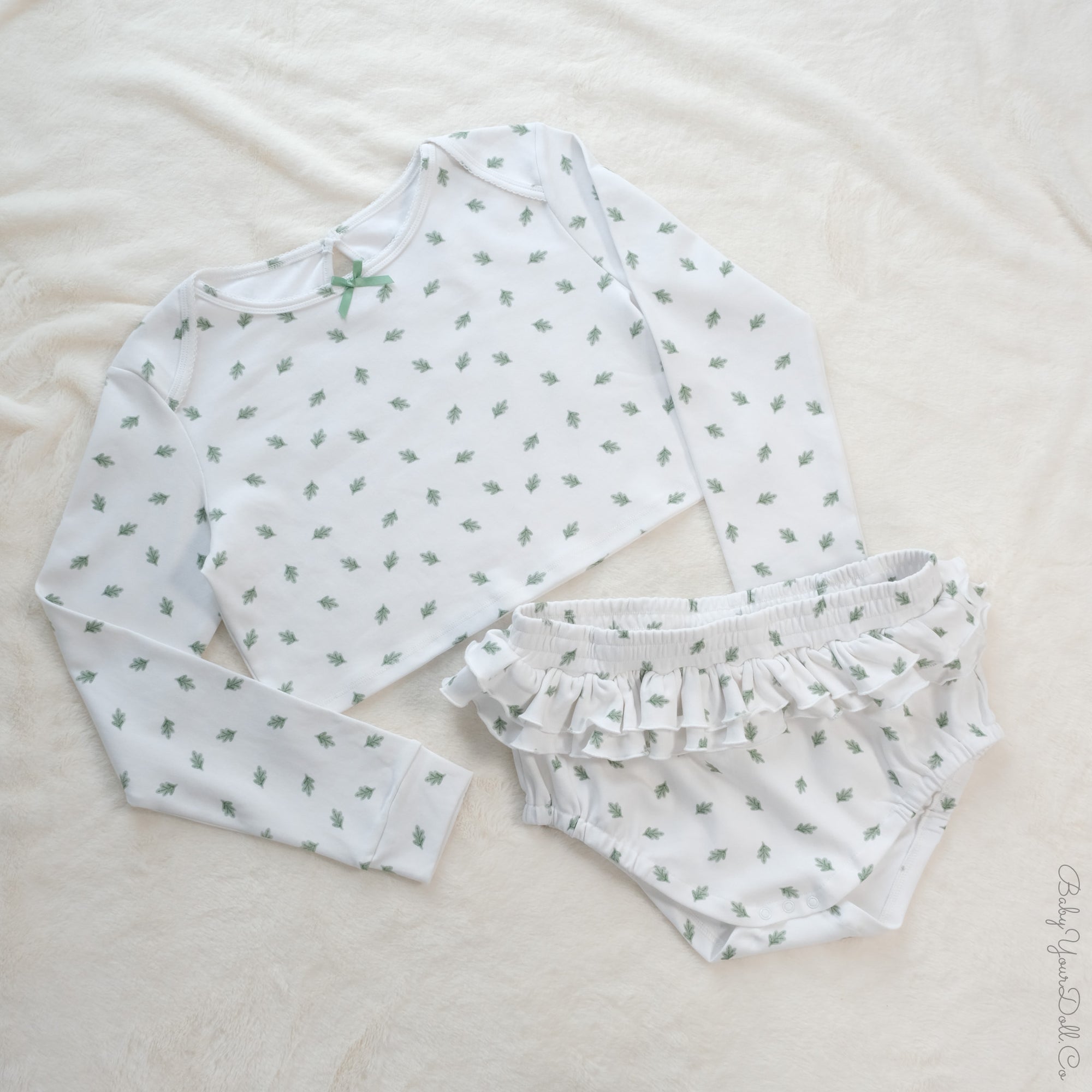 Little Leaf | Ruffle Set