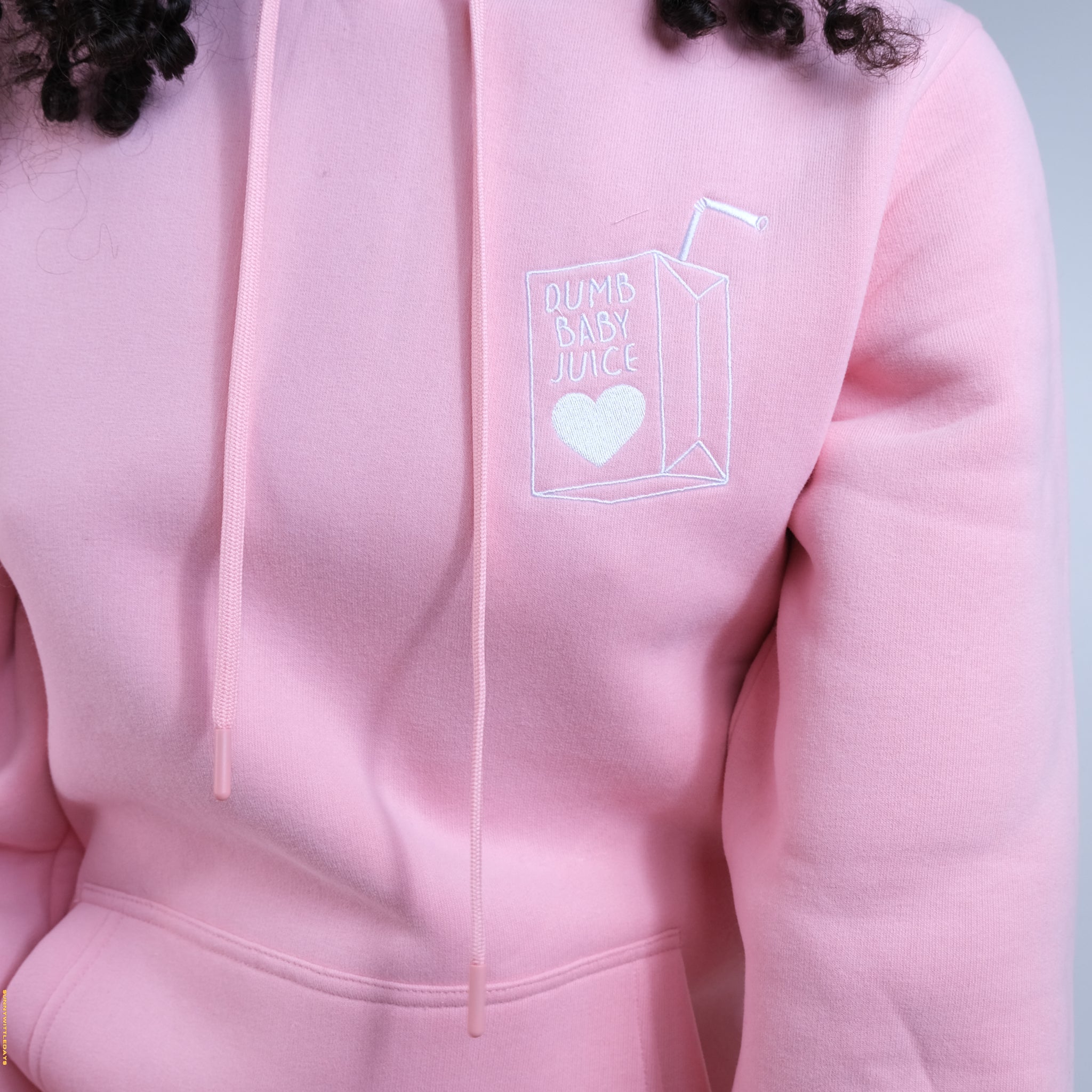 Dumb Baby Juice Hoodie | Pink XL 2XL