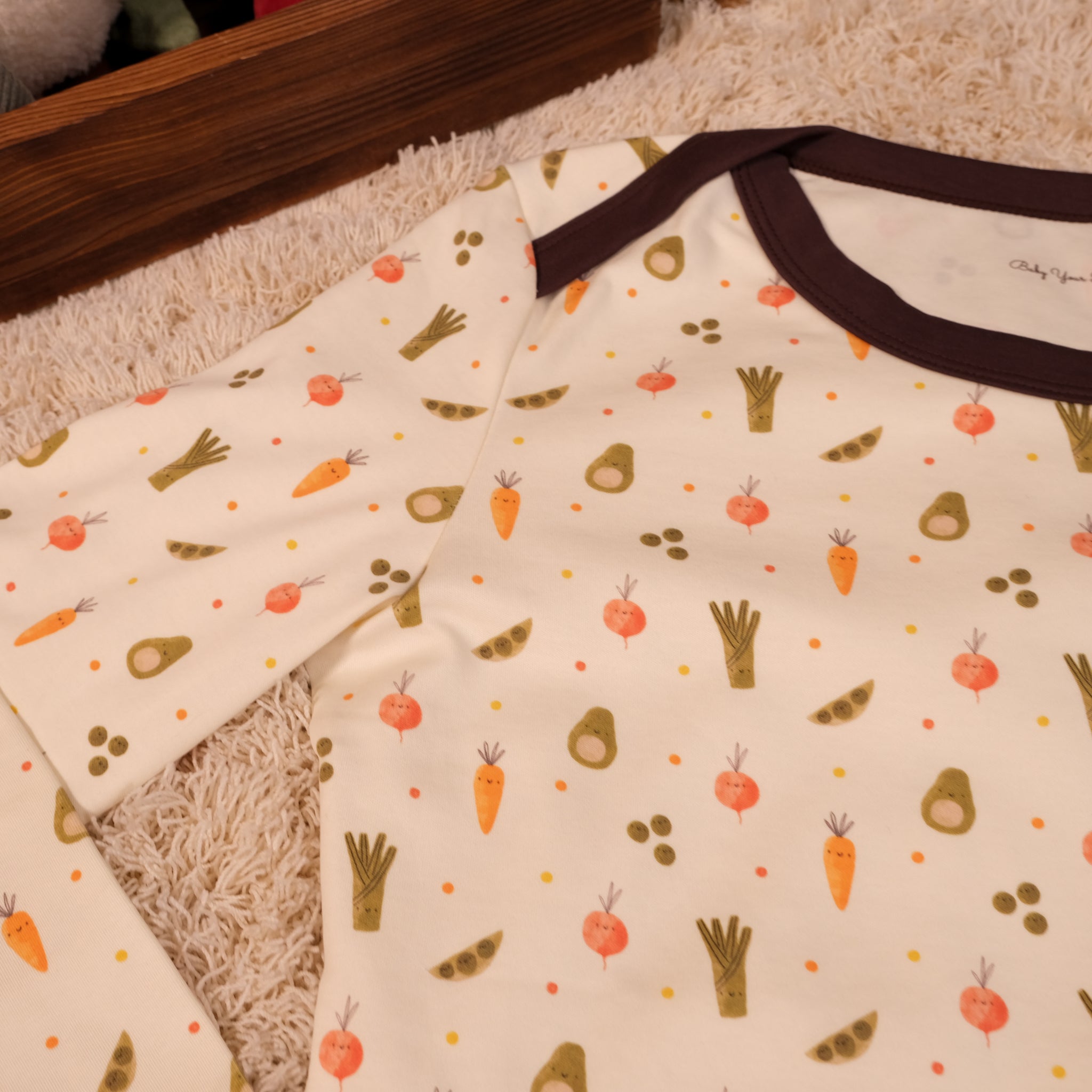 Eat Your Veggies | Long Sleeve Onesie (petite length)