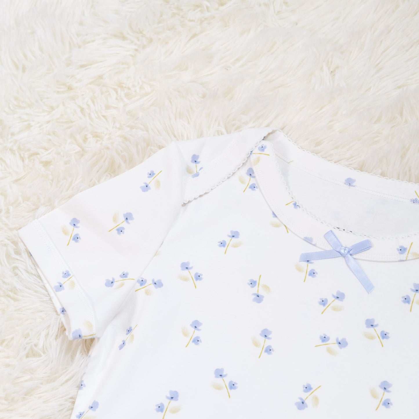 Baby Blues | Floral Bodysuit