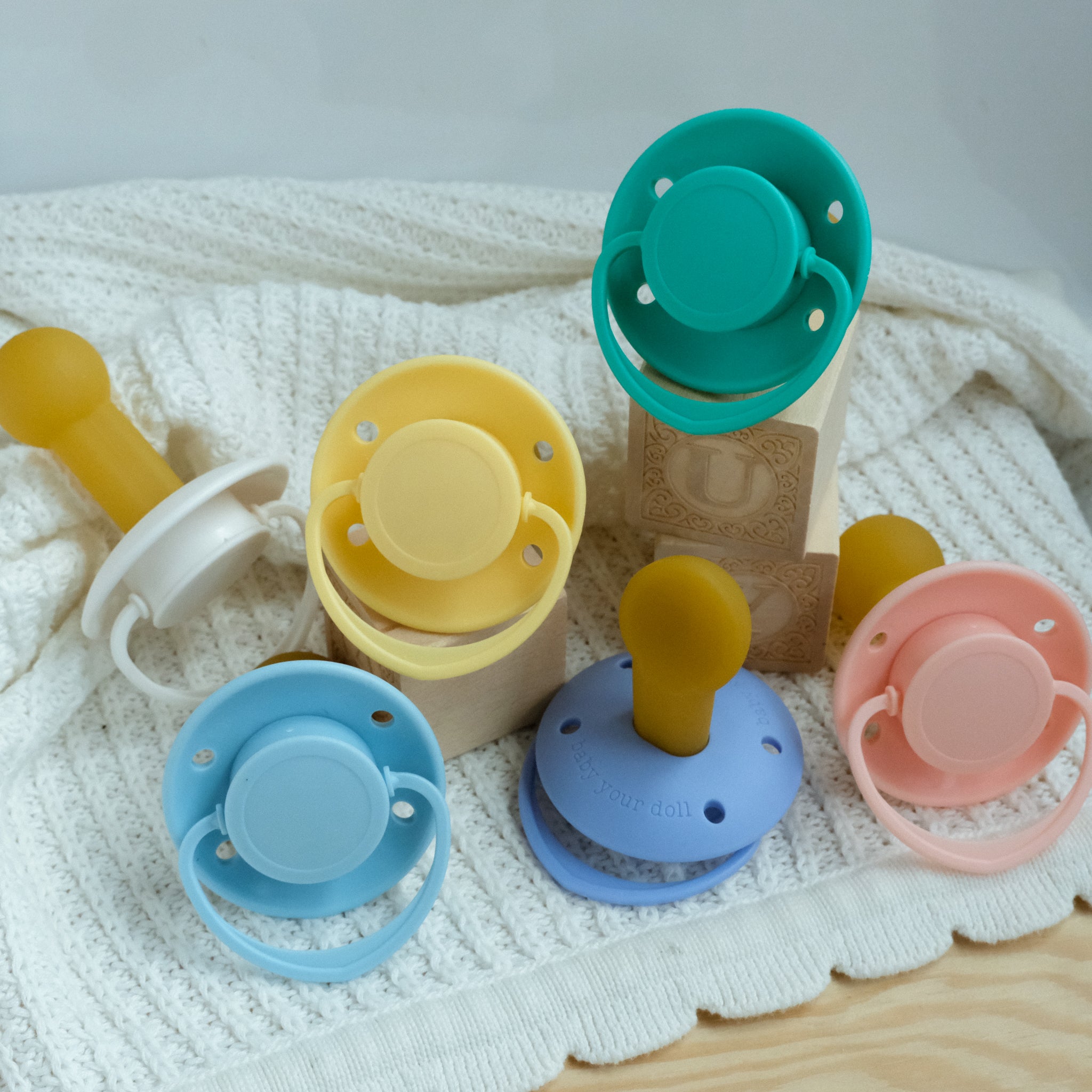 Classic Round | New Vintage Style Adult Pacifier with Two Silicone ...