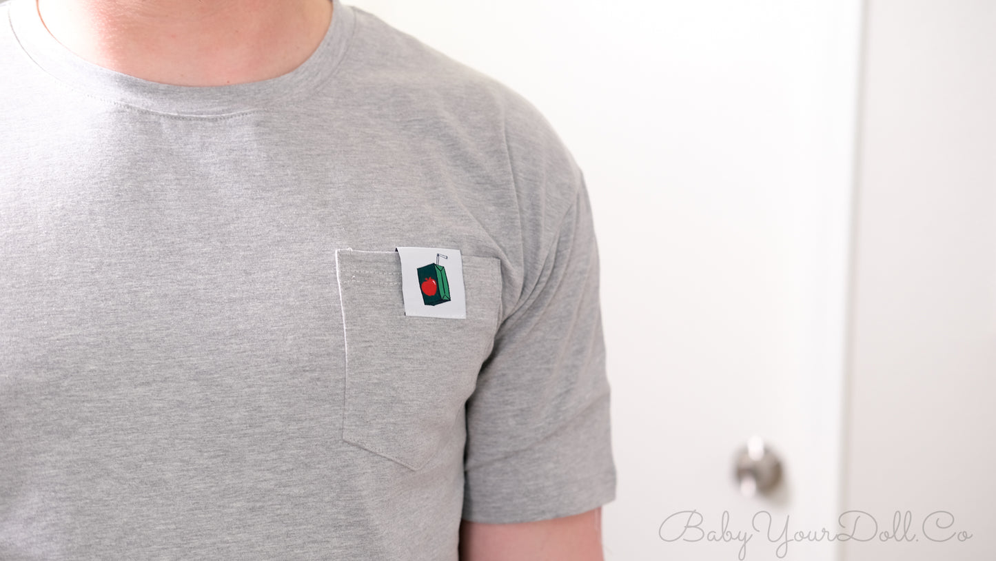 Grey | Mens Juice Box Tee