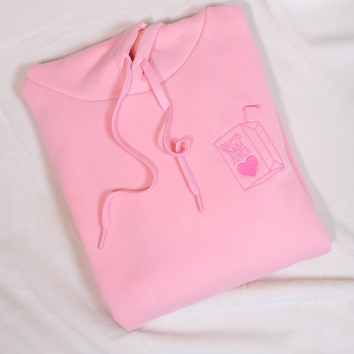 Dumb Baby Juice Hoodie | Pink