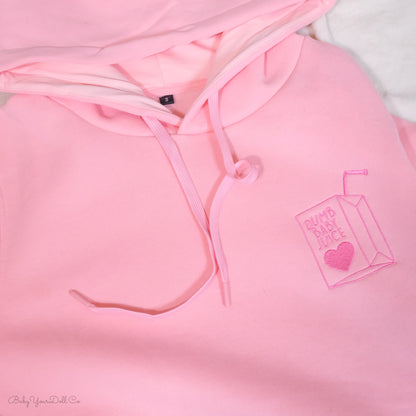 Dumb Baby Juice Hoodie | Pink