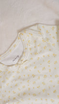 Soft Yellow | Floral Bodysuit