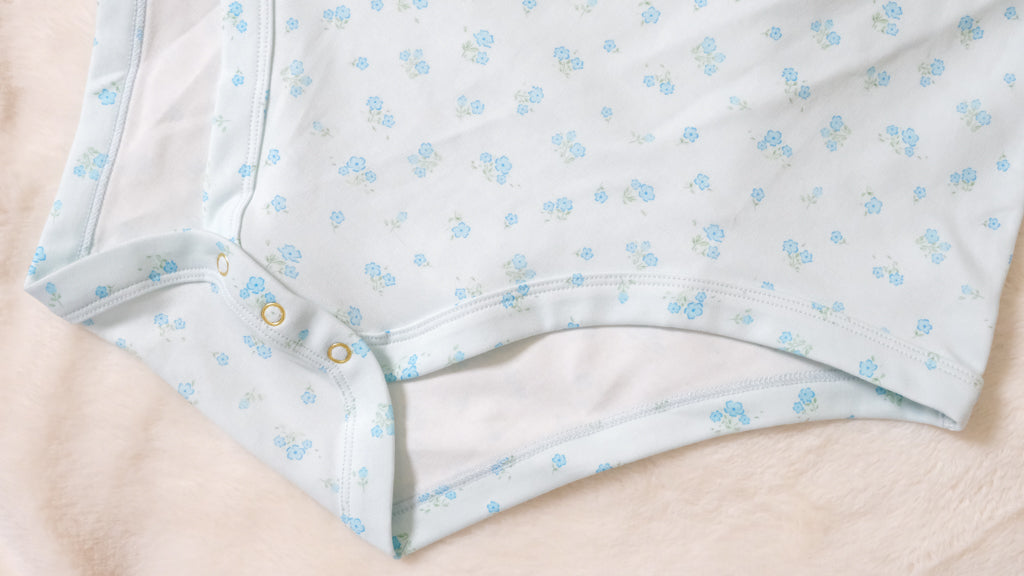 Baby Blues | Floral Bodysuit