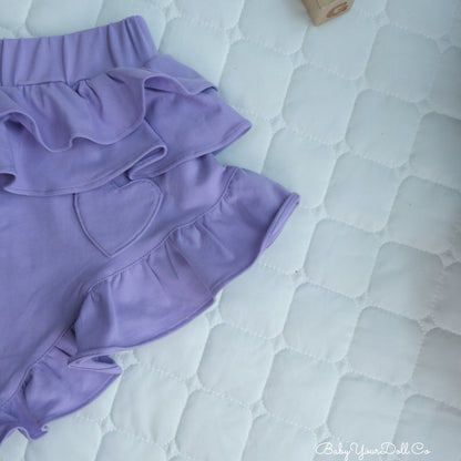 Lavender | Ruffle Diaper Cover