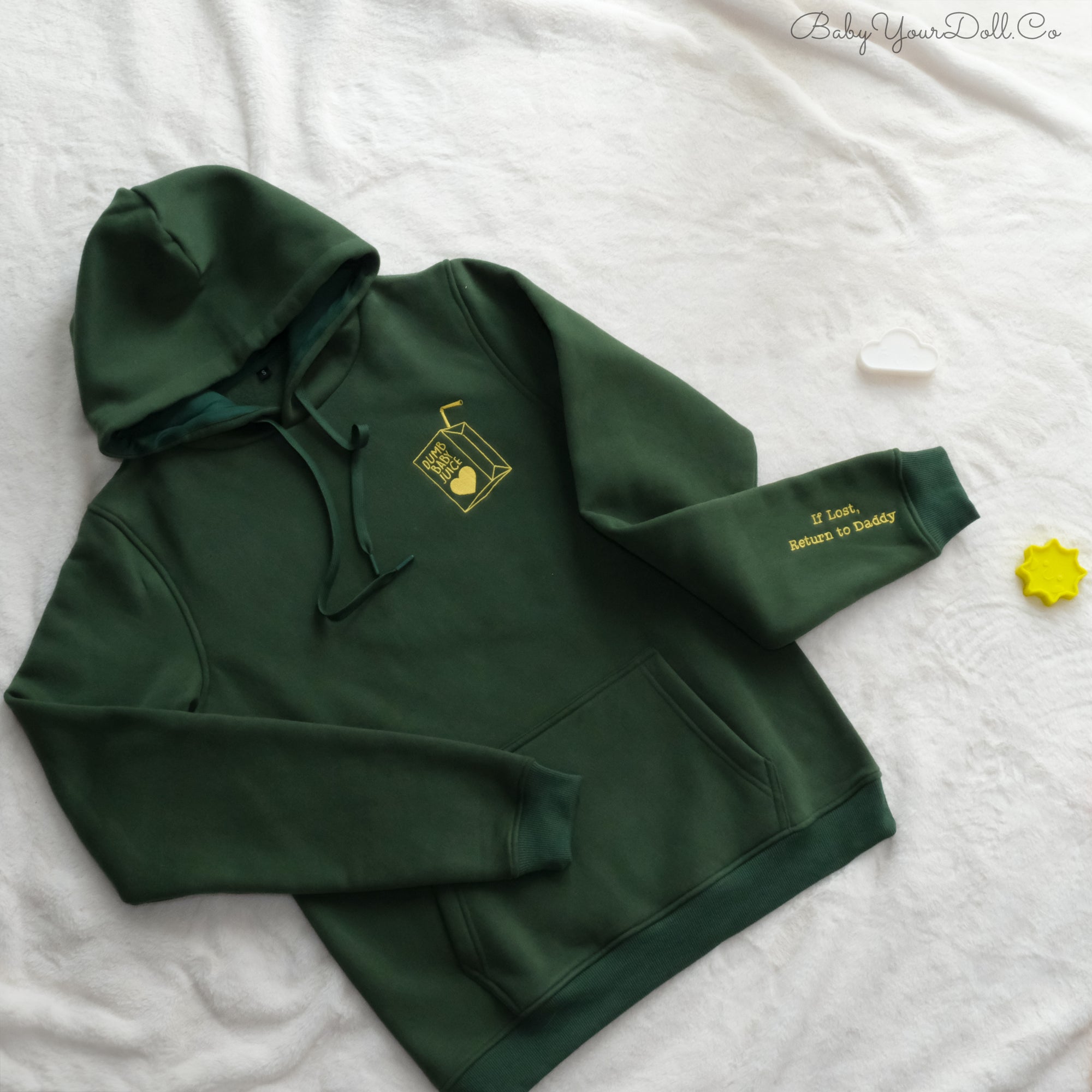 Dumb Baby Juice Hoodie | Forest