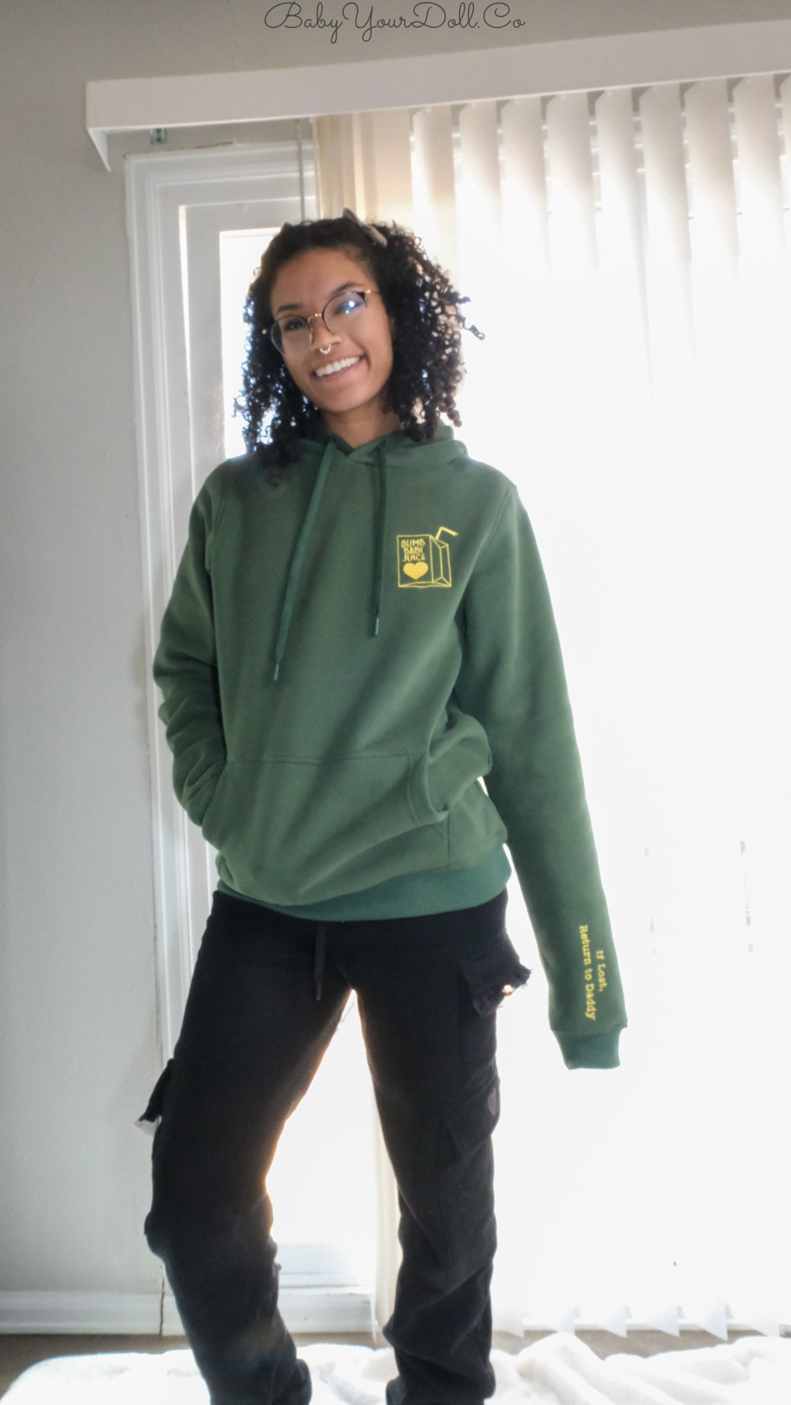 Dumb Baby Juice Hoodie | Forest