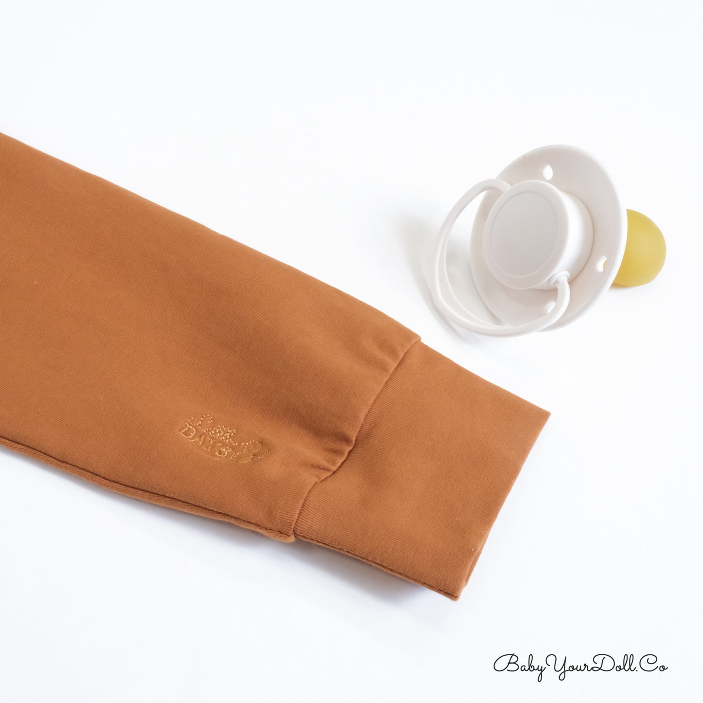 Brown| Long Sleeve Crop Top