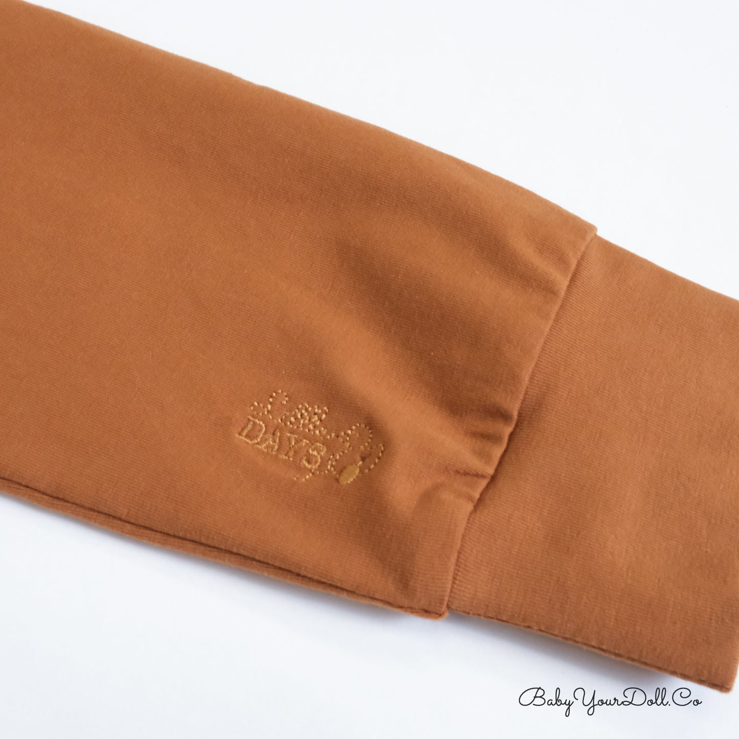 Brown| Long Sleeve Crop Top