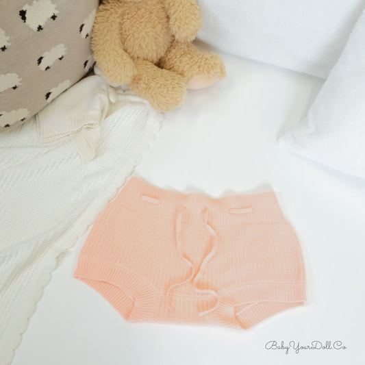 Peach | Adult Knit Diaper Cover