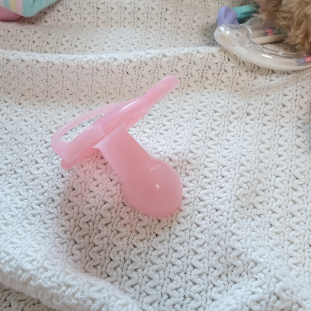 Perfectly Pink Teddy Soother | Adult Pacifier