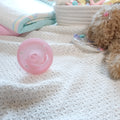 Perfectly Pink Button Soother | Adult Pacifier
