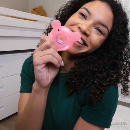 Pink Teddy Soother | Adult Pacifier