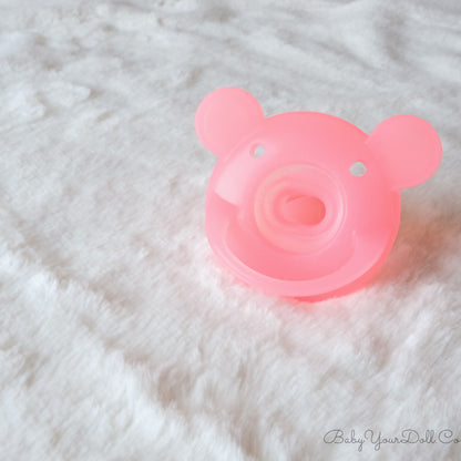 Pink Teddy Soother | Adult Pacifier