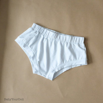 White Diaper Cover