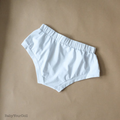 White Diaper Cover