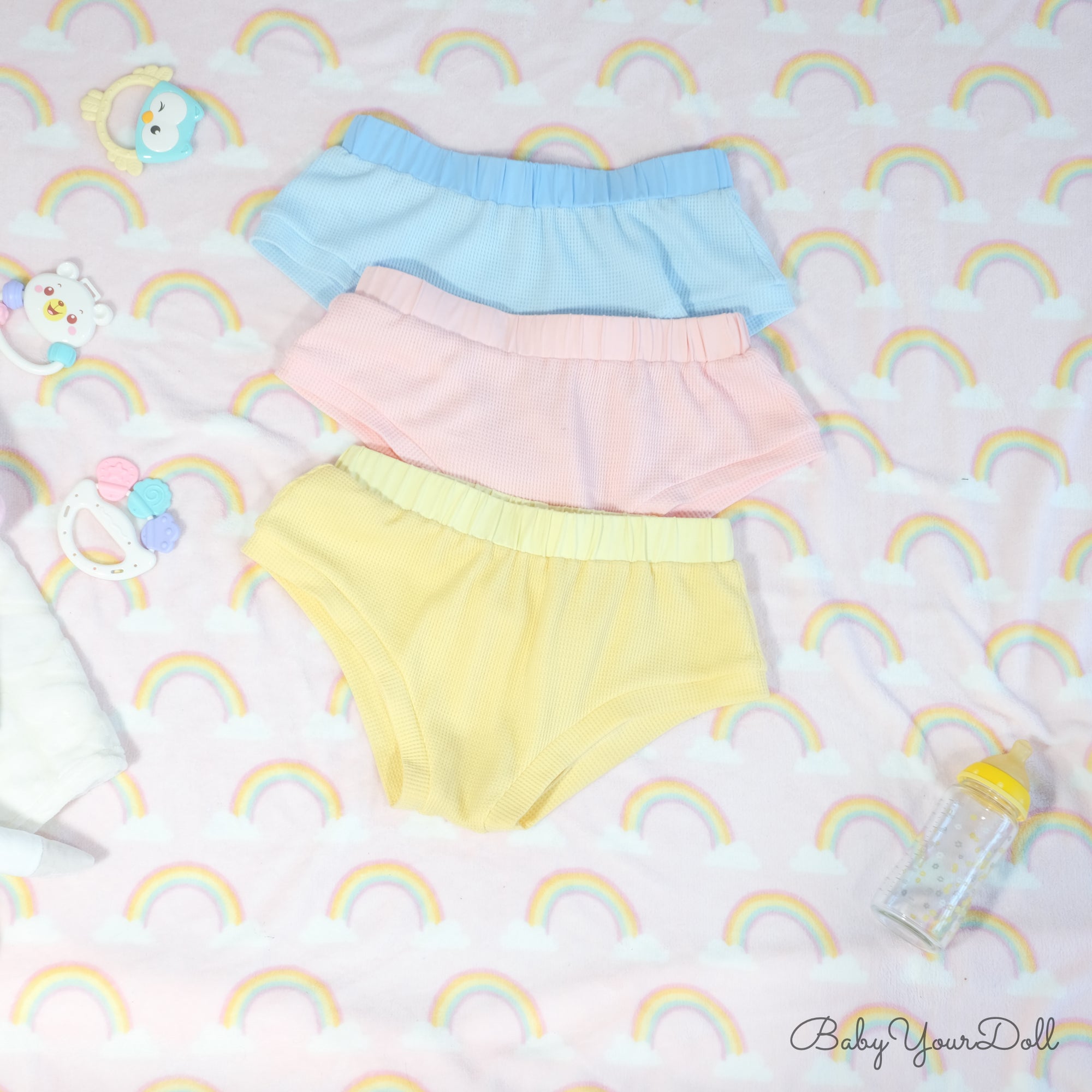 Blue Thermal Diaper Cover