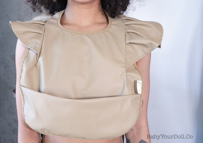 The Brown | Ruffle Bib