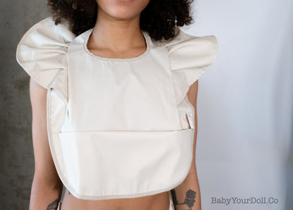 The Cream | Ruffle Bib