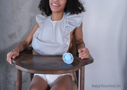 The Grey't | Ruffle Bib