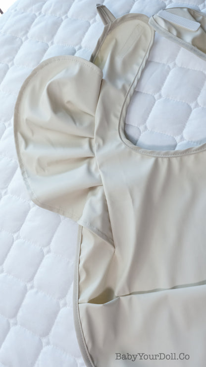 The Cream | Ruffle Bib