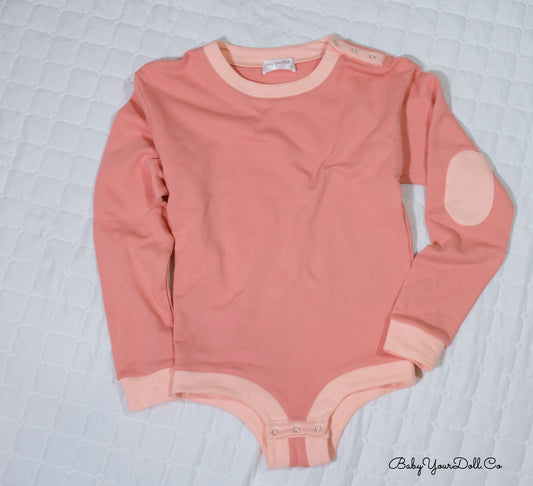 Pink | Sweatshirt Romper
