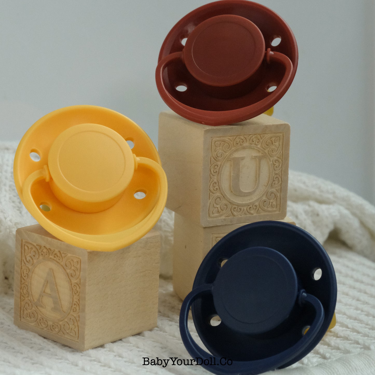 Primary Color Bundle | 6 Pacifier Collection