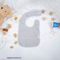 Grey Polka Dot | Pocket Bib