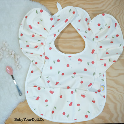 Sweet Cherries | Ruffle Bib