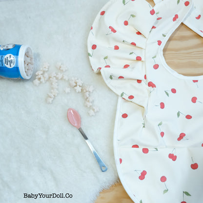 Sweet Cherries | Ruffle Bib