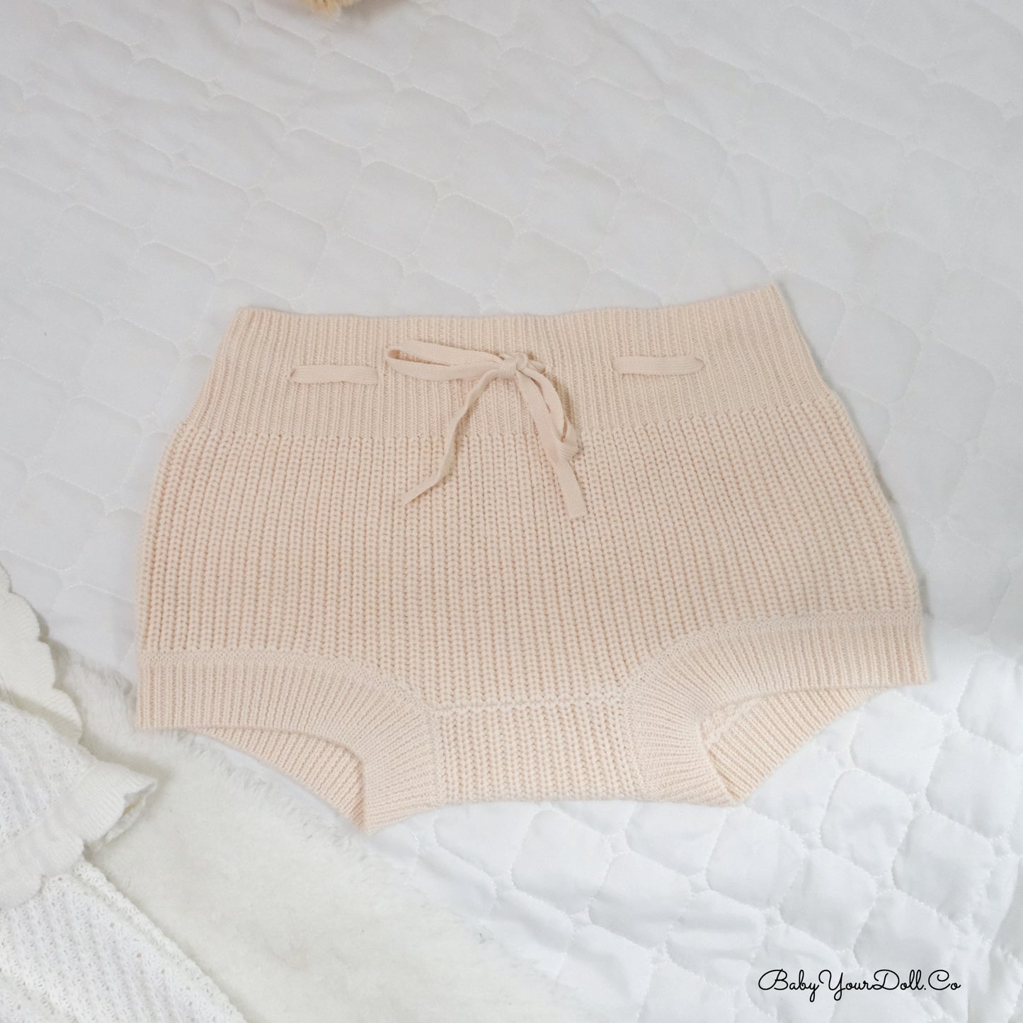 Cream | Knit Diaper Cover