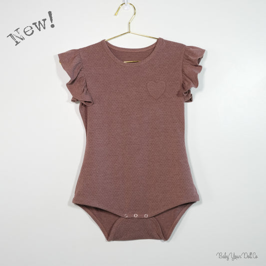 Fawn Small at Heart Knit Bodysuit